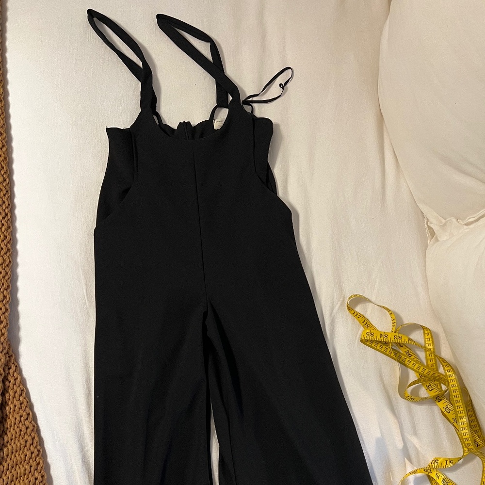 Wide leg overalls